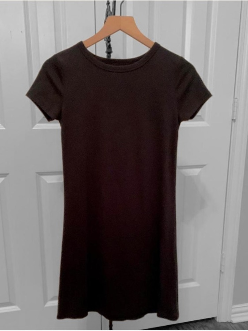 SO Black Short-Sleeve Mini Dress